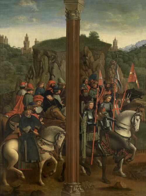 The Knights of Christ and The Just Judges, 1400, 
