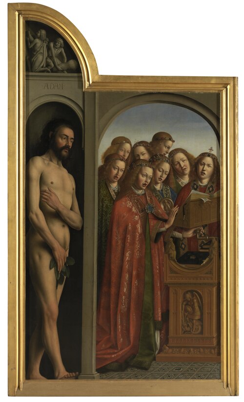 Adam and Singing Angels, 1565, 