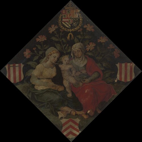 Blazon of the Lier Chamber of Rethoric "Het jenetten bloemken", 1561, 