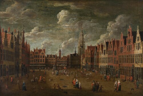 A View of the Meir, 1750, 