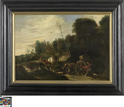 De vastgelopen wagen, 1620, 