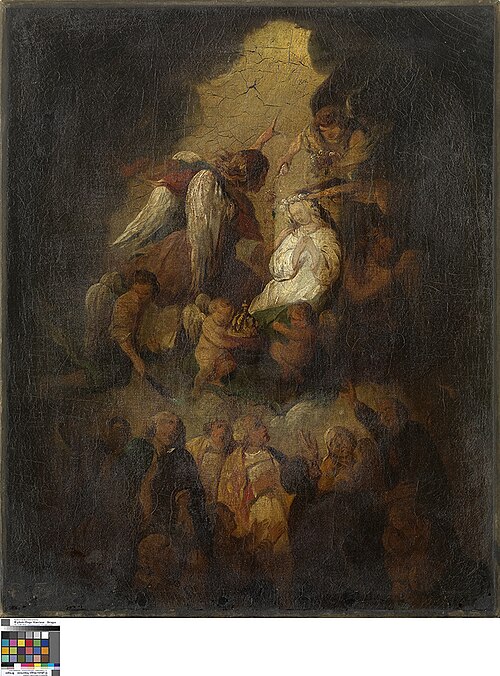 Verheerlijking van een vrouwelijke heilige, 1701, 
