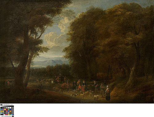 Landschap met schaapherders, 1651, 