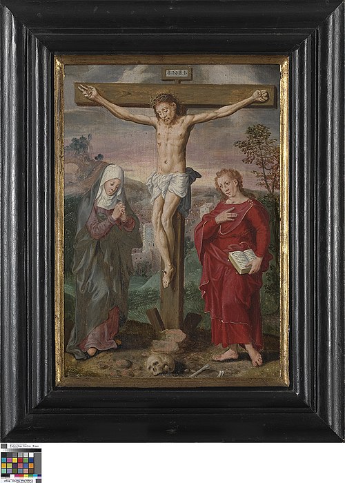 Crucified Christ with Mary and John, 1581, 