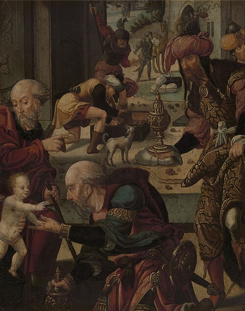 L'Adoration des mages, 1550, 