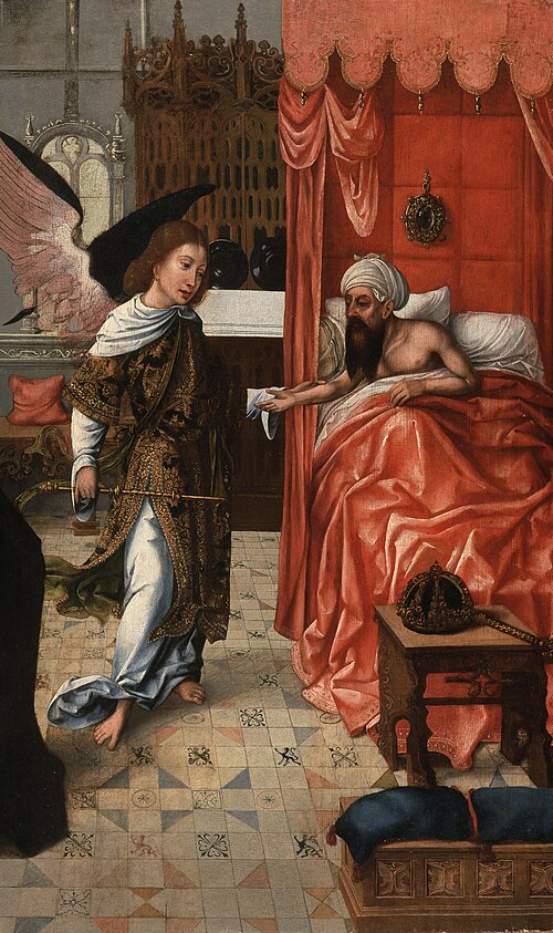 Le Roi David et l'ange, 1512, 
