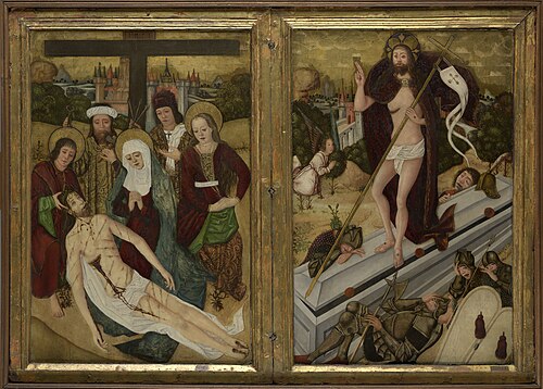 Pietà et La Résurrection, 1490, 
