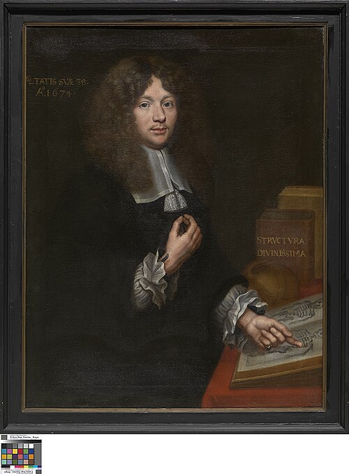 Portret van Nicolaas van den Heede, 1674, 