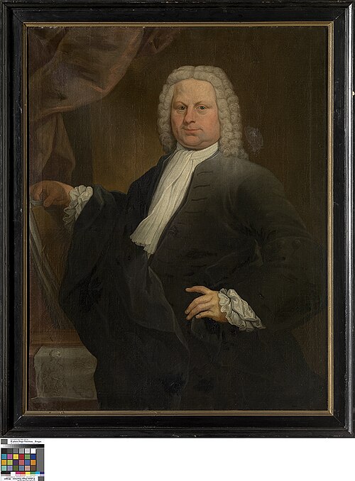 Portret van Carolus van Quaillie, 1735, 