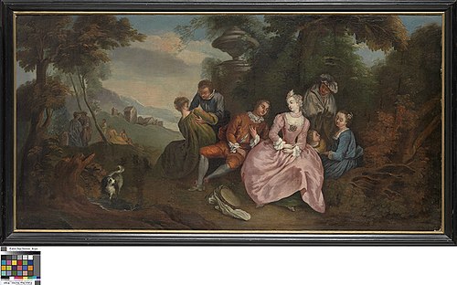 Galant gezelschap, 1701, 