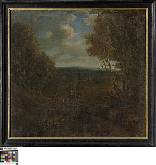 Dorp in een dal, 1651, 