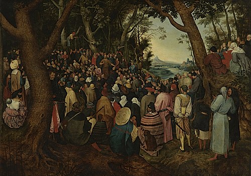 Saint John preaching to the crowd, 1601, 