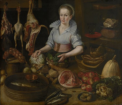 The Kitchen Maid, 1550, 