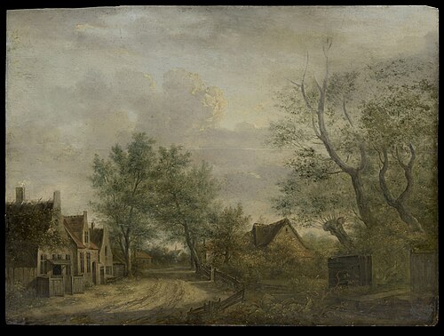 Village Street, 1800, 