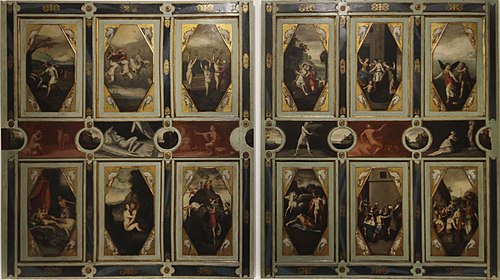 Boiseries d'après les « Métamorphoses » de Bernard Salomon, 1650, 