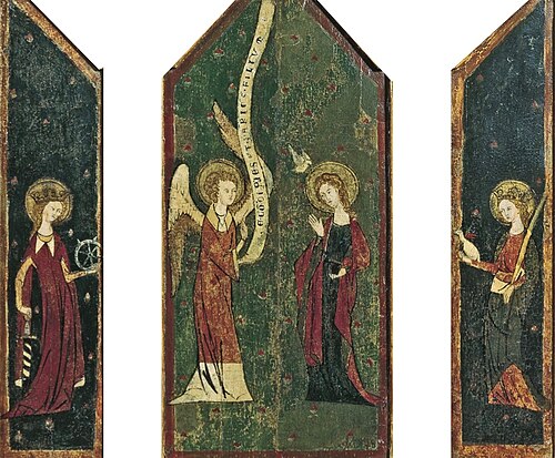 The Annunciation Triptych, 1350, 
