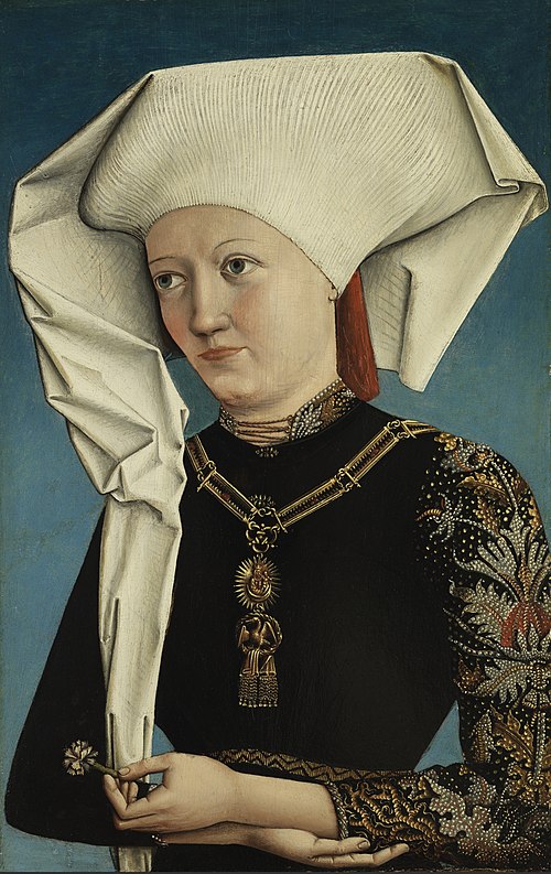 Portrait d'une dame portant l'Ordre du Cygne, 1490, 