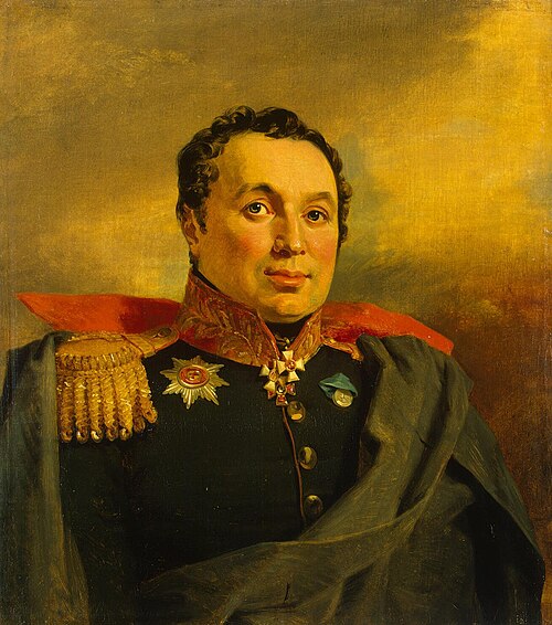 Portrait of Afanasy I. Krasovsky (1781-1843), 1822, 