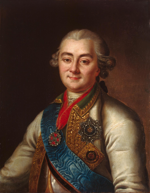Portrait of Count Alexei Orlov of Chesme, 1782, 