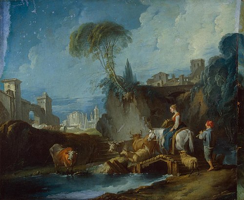 Crossing the Bridge, 1735, 