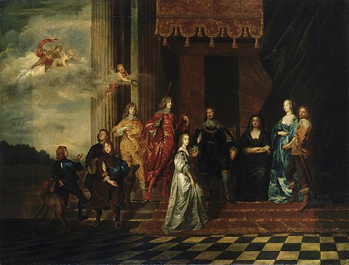 Portrait of the Earl of Pembroke with His Family (copy), 1650, 