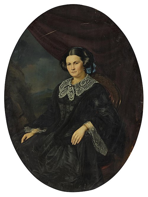Portrait of E.K. Rukavishnikova, 1864, 