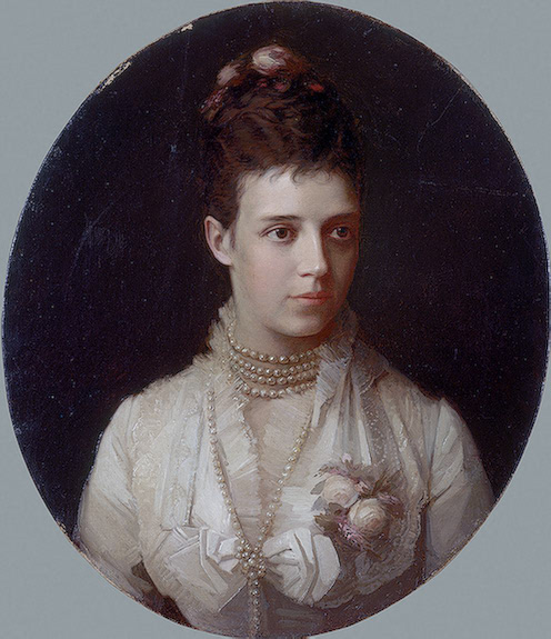 Portrait of Grand Duchess Maria Feodorovna, 1870, 