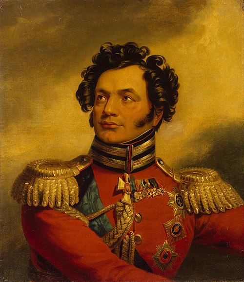 Portrait of Fyodor P. Uvarov (1769-1824) (the artist's replica ?), 1824, 