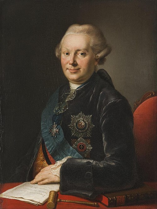 Portrait of Procurator-General Alexander Vyazemsky, 1775, 