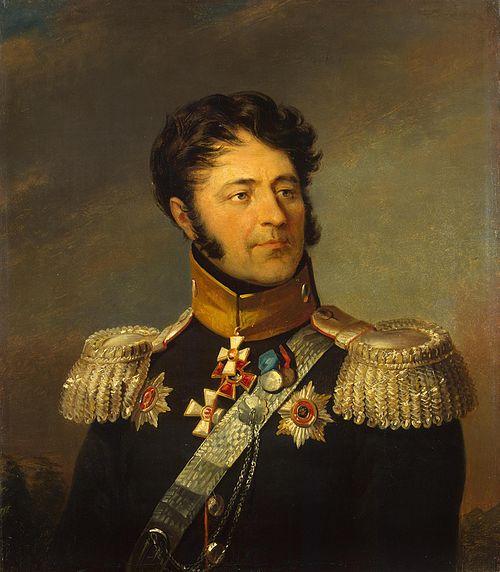Portrait of Luka A. Denisyev (1762-1846), 1823, 