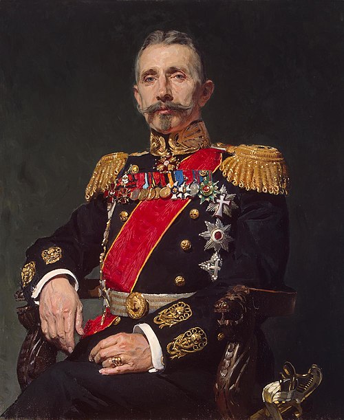 Portrait of Admiral A. I. Rusin, 1900, 