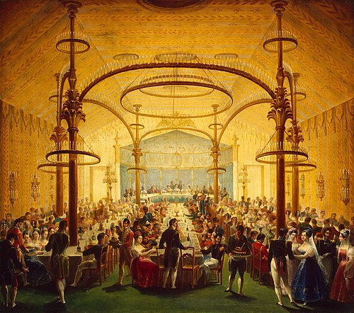 The Ceremonial Dinner in Honour of the Moscow Governor-General Prince Dmitry Golitsyn, 1835, 