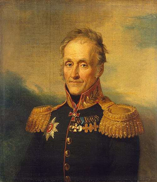 Portrait of Fyodor I. Saunders (1755-1836), 1823, 