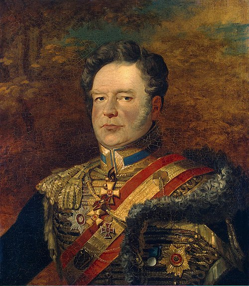Portrait of Fyodor V. Riediger (1783-1856), 1822, 