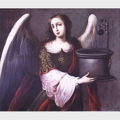 Archangel with a Symbol of the Immaculate Conception, 1720, 