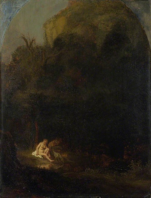 Diana Bathing in a Landscape, 1670, 