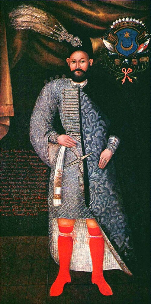 Portrait of Jan Krzysztof Tarnowski in Portuguese-Polish costume., 1560, 