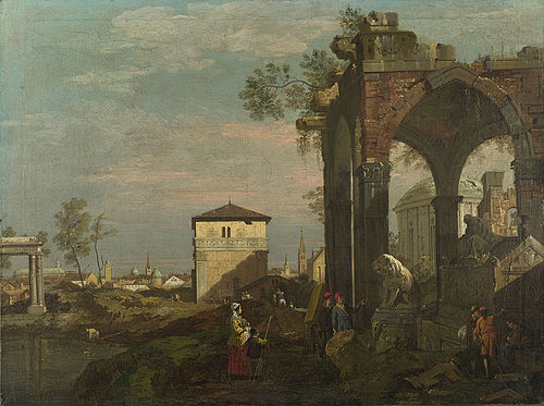 A Caprice Landscape with Ruins, 1740, 