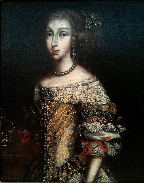 Portrait of Queen Eleonora Wiśniowiecka., 1670, 