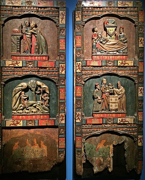Retaule de la infantesa de Crist, 1250, 