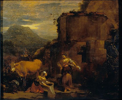Washerwomen, 1650, 