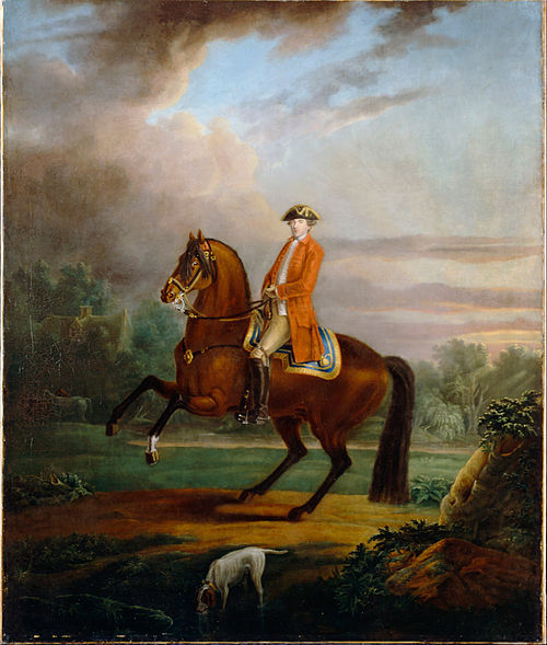 A man, called Noel Desenfans on Horseback, 1773, 