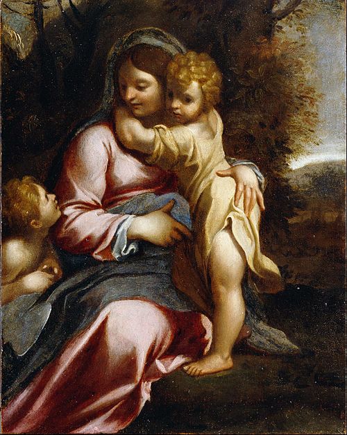 Madonna and Child with Saint John, 1650, 