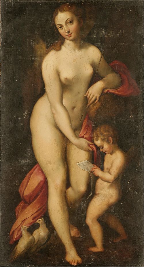 Venus and Cupid, 1750, 