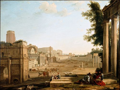 The Campo Vaccino, Rome, 1640, 