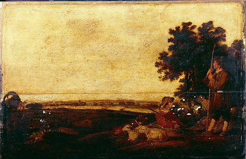Landscape with Shepherd, 1650, 