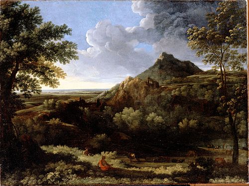 Landscape in the Roman Campagna, 1670, 