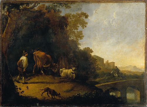 A Man driving Cow, 1662, 