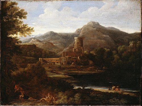 Village near a Lake, 1650, 
