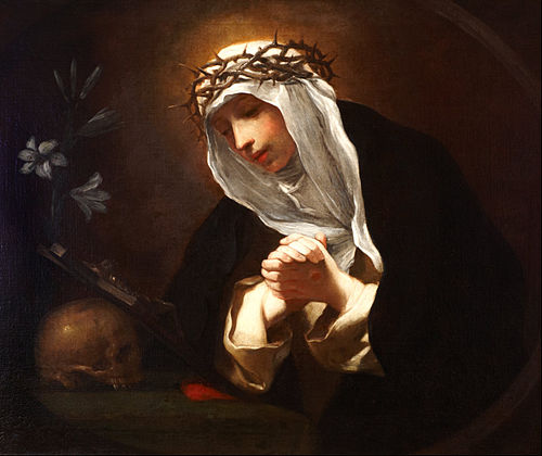 Saint Catherine of Siena, 1650, 